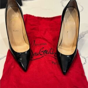 Christian Louboutin Black Patent Heels